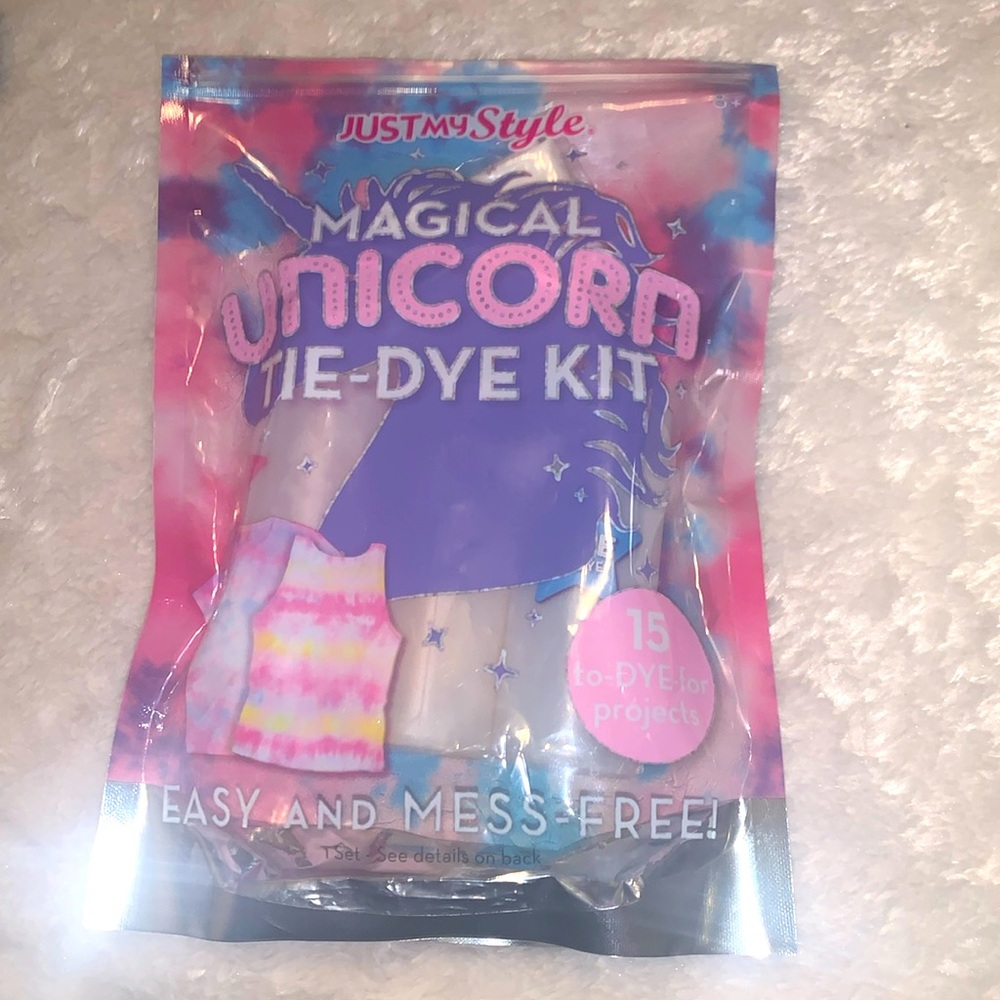 💕🎁GIFT NEW Just my style unicorn tie dye with socks